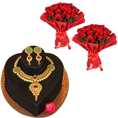 "Fancy Earrings -MGR 859-CODE001 - Click here to View more details about this Product